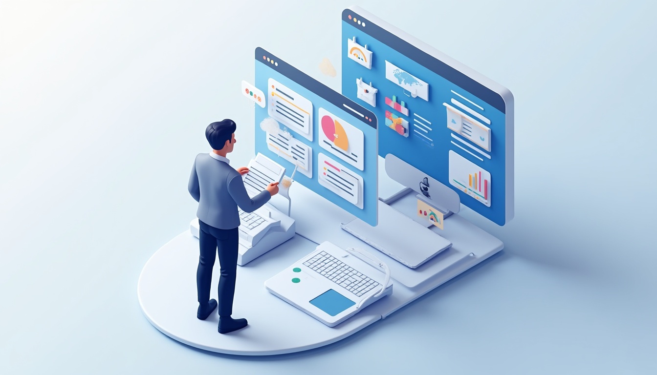 Oameni lucrând la realizarea unui site web, simbolizând colaborarea și procesul de dezvoltare